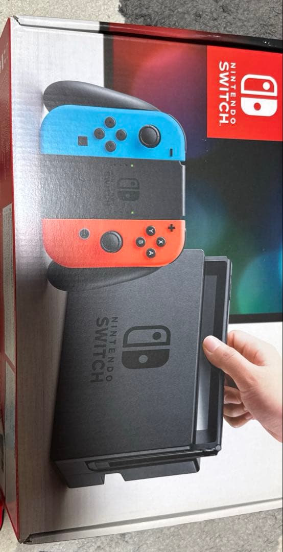 Nintendo Switch 本体 グレー　箱あり
