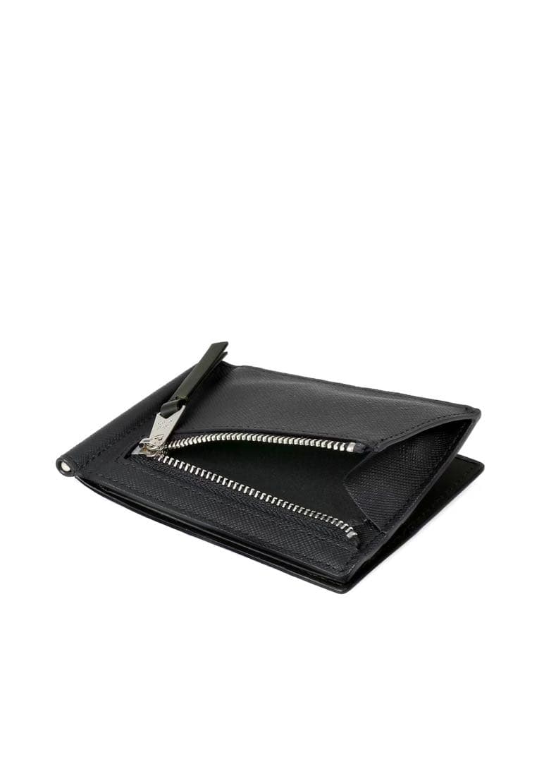 Paul Smith ブラック 二つ折り財布 ジッパー付き