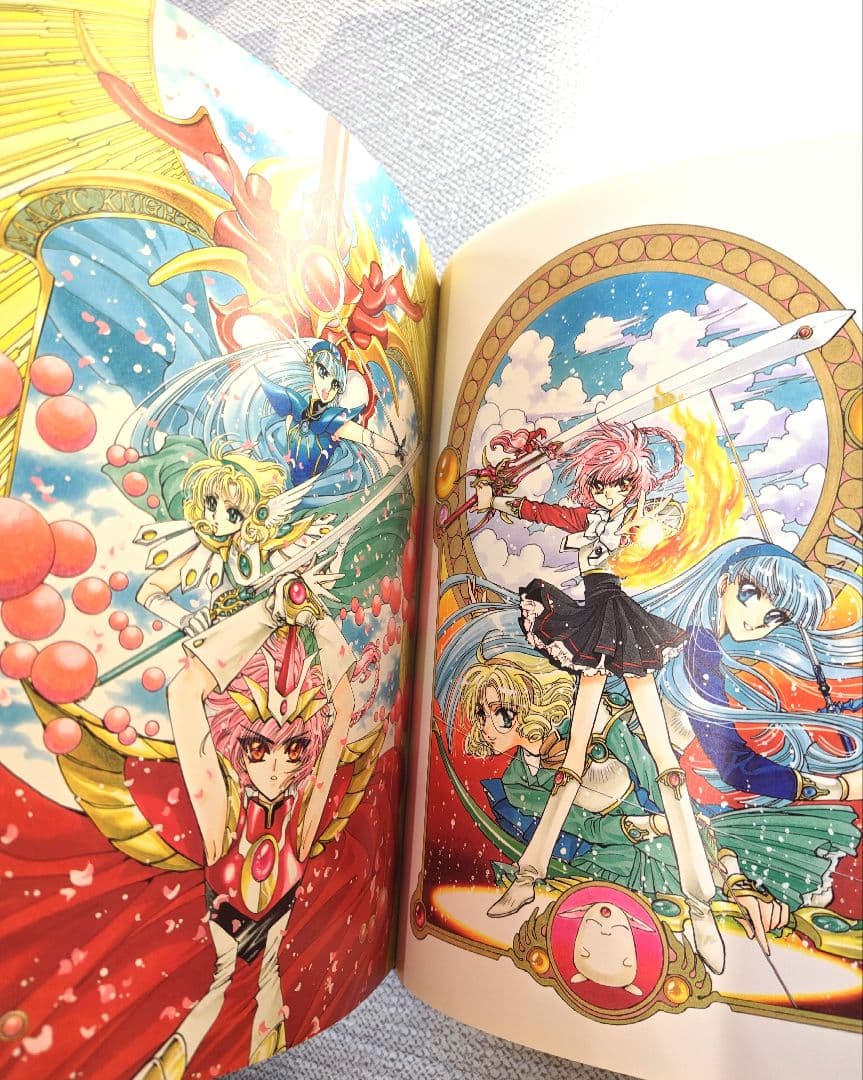 魔法騎士レイアース1 2 画集 セット　イラスト集