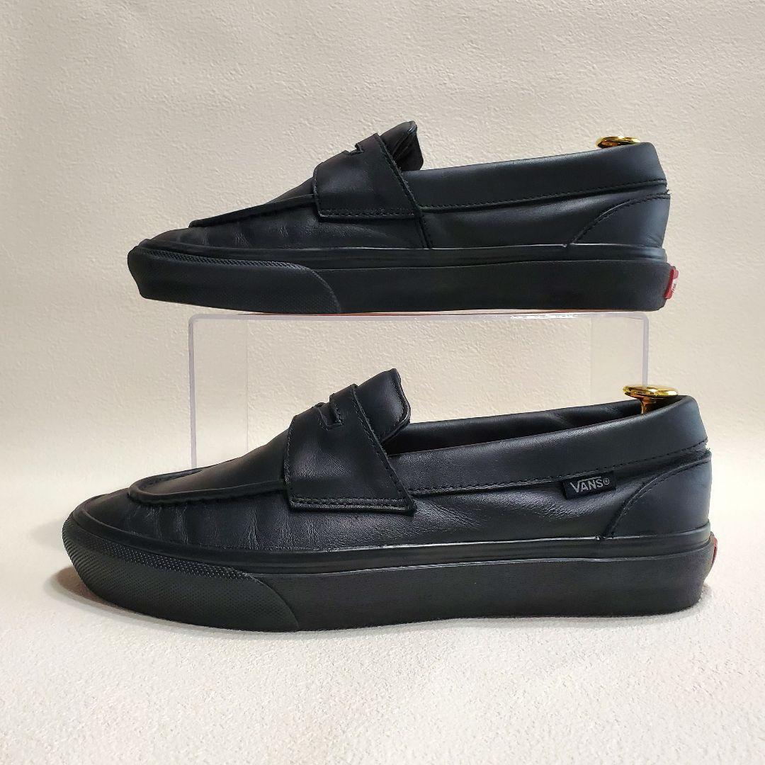 【美品】VANS ローファー レザー ブラック 26cm V196CF