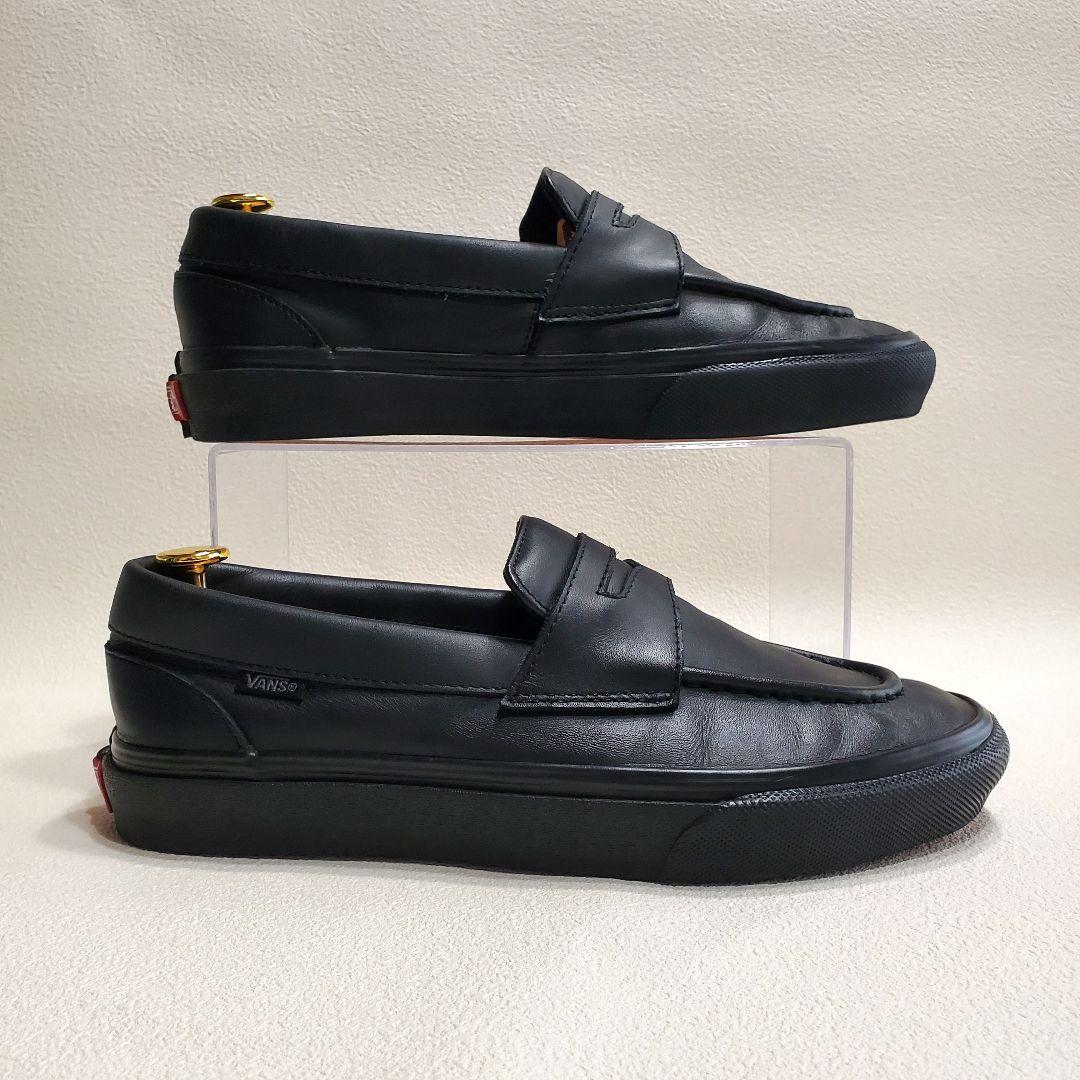 【美品】VANS ローファー レザー ブラック 26cm V196CF