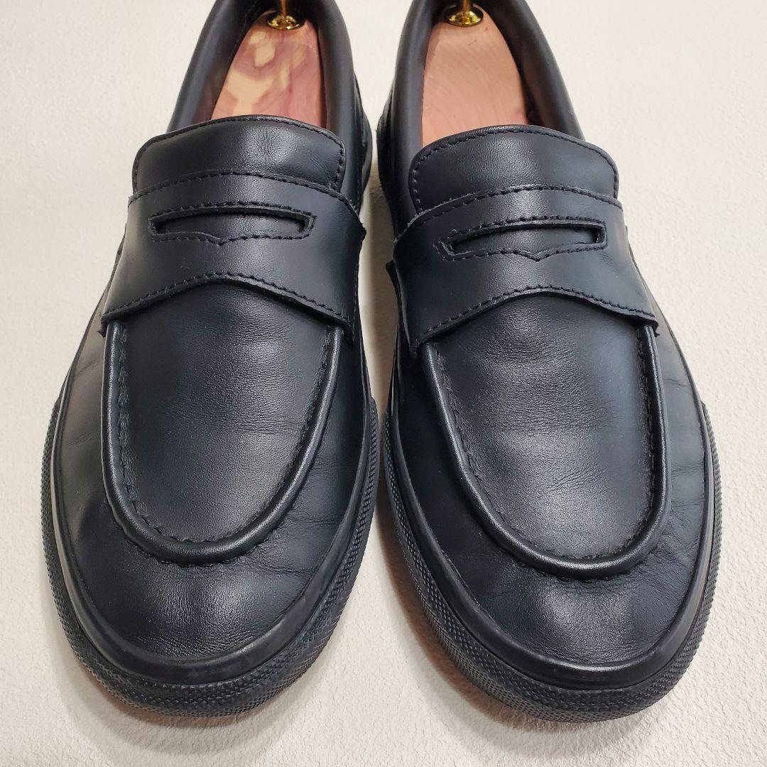 【美品】VANS ローファー レザー ブラック 26cm V196CF