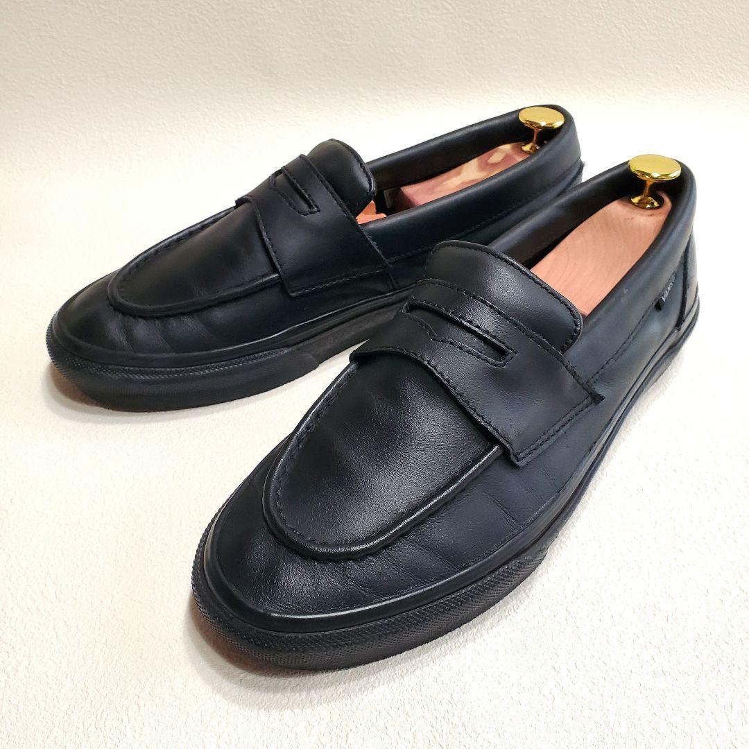 【美品】VANS ローファー レザー ブラック 26cm V196CF