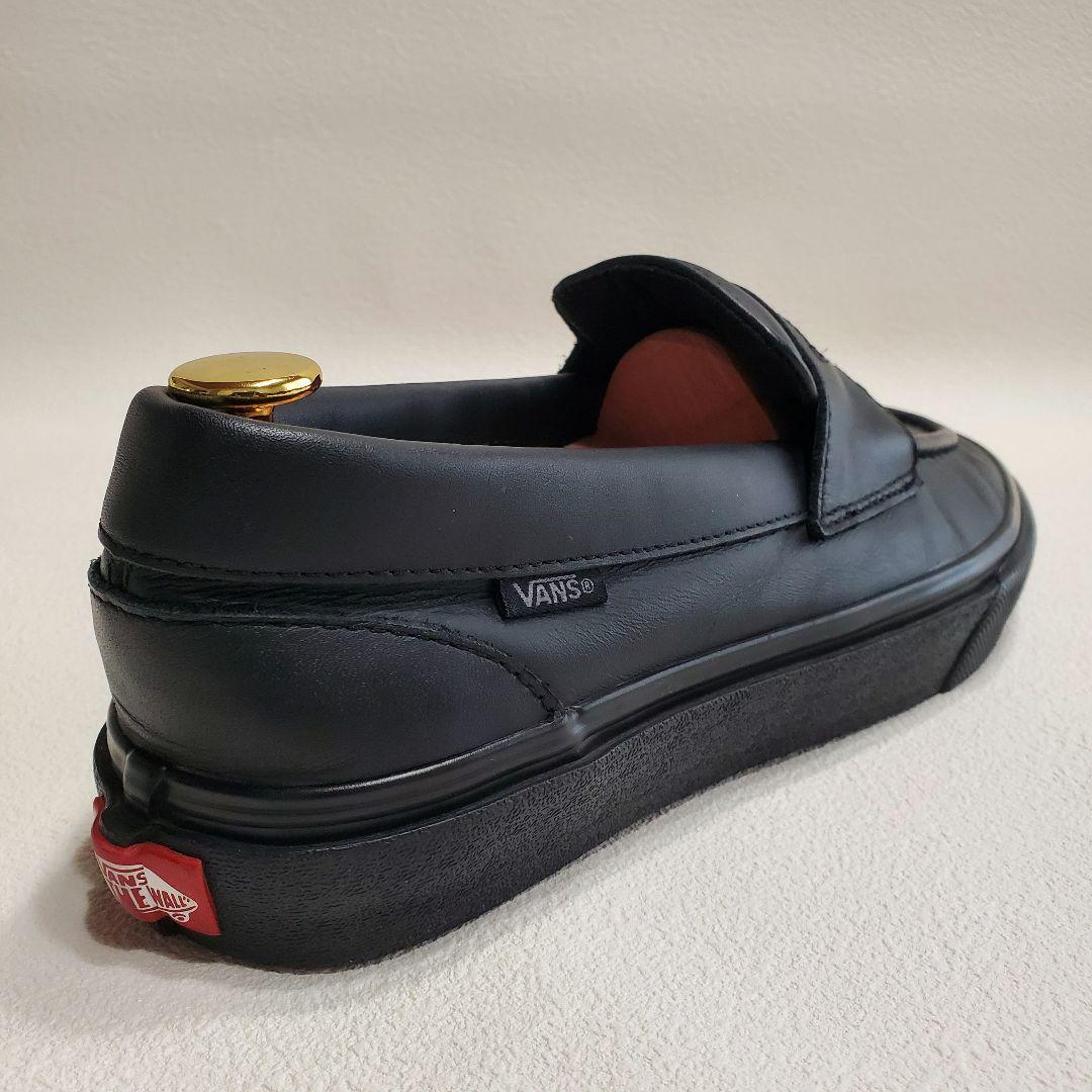 【美品】VANS ローファー レザー ブラック 26cm V196CF