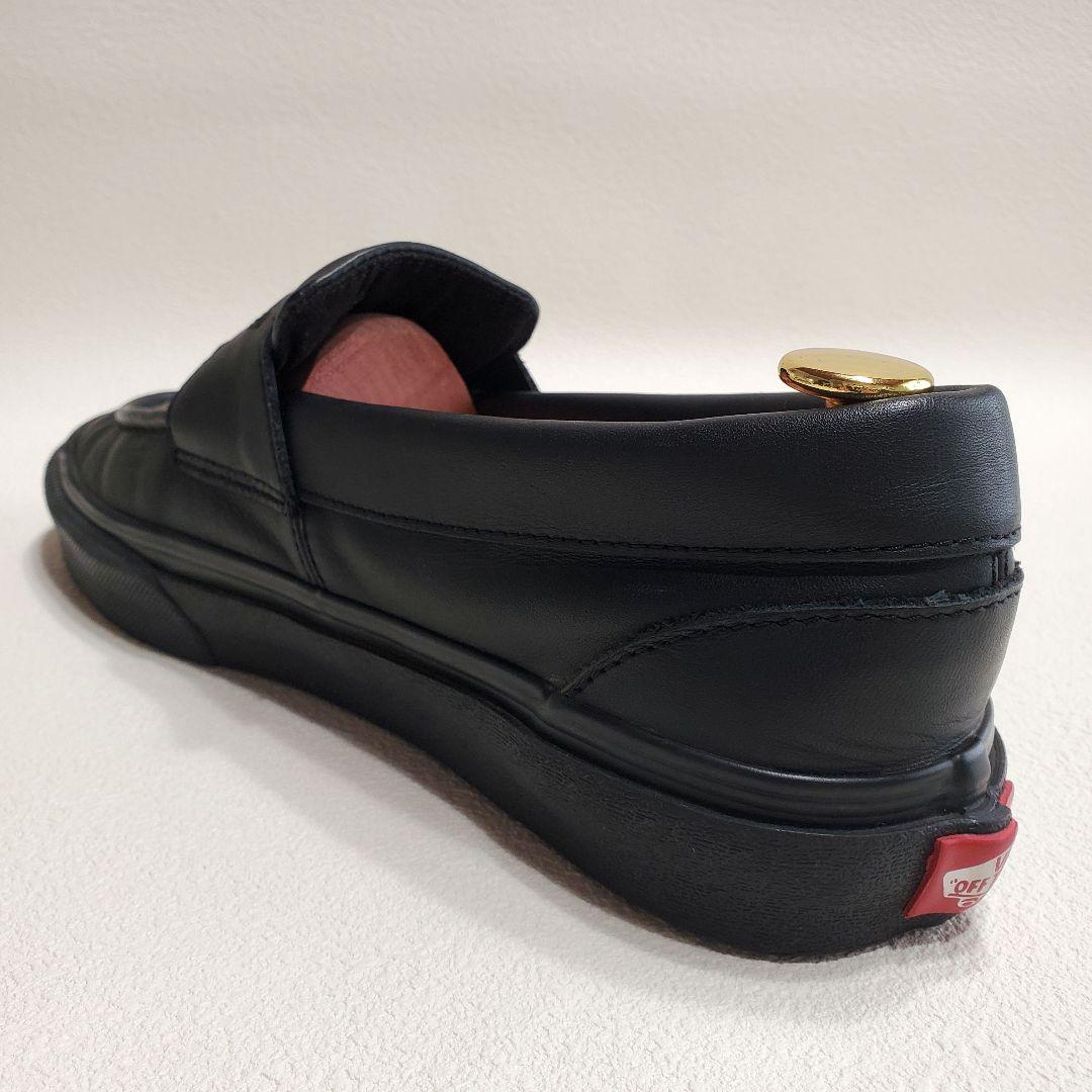 【美品】VANS ローファー レザー ブラック 26cm V196CF