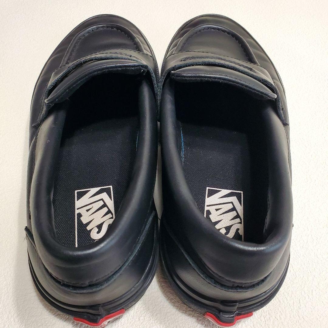 【美品】VANS ローファー レザー ブラック 26cm V196CF
