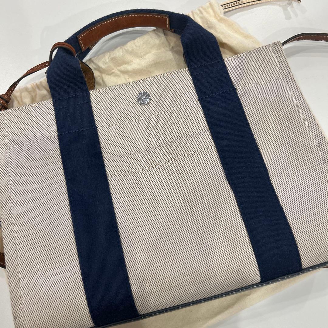 美品　トリバーチバッグ