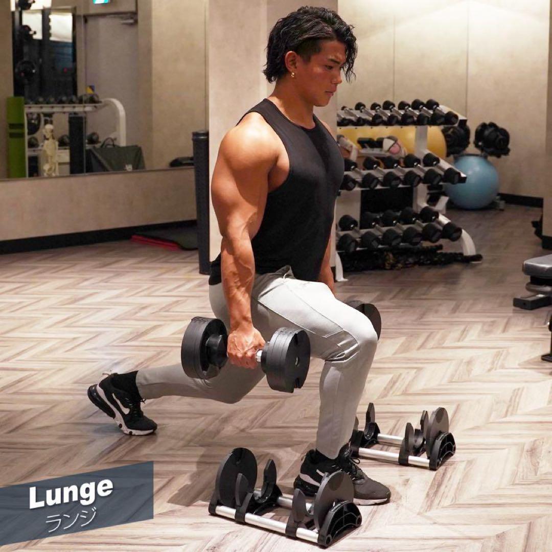 【新品】フレックスベル 32kg 可変式ダンベル nuobell ２個セット 黒