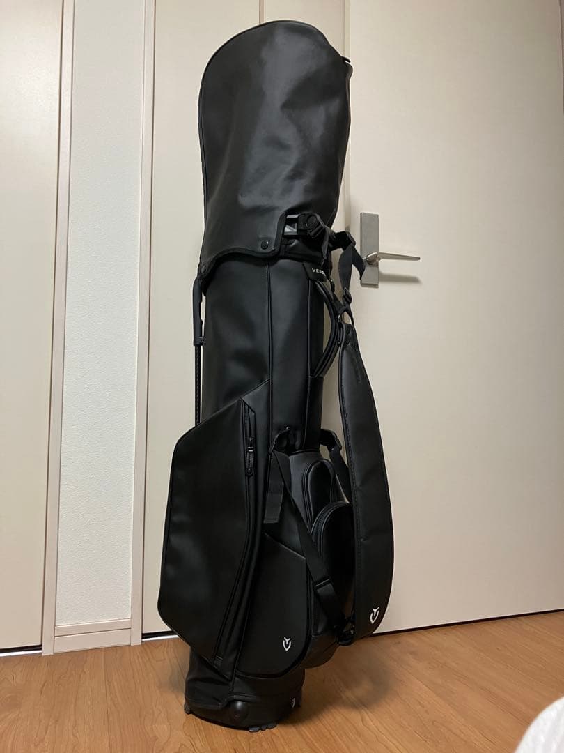 VESSEL ブラック ゴルフバッグ 7.5型
