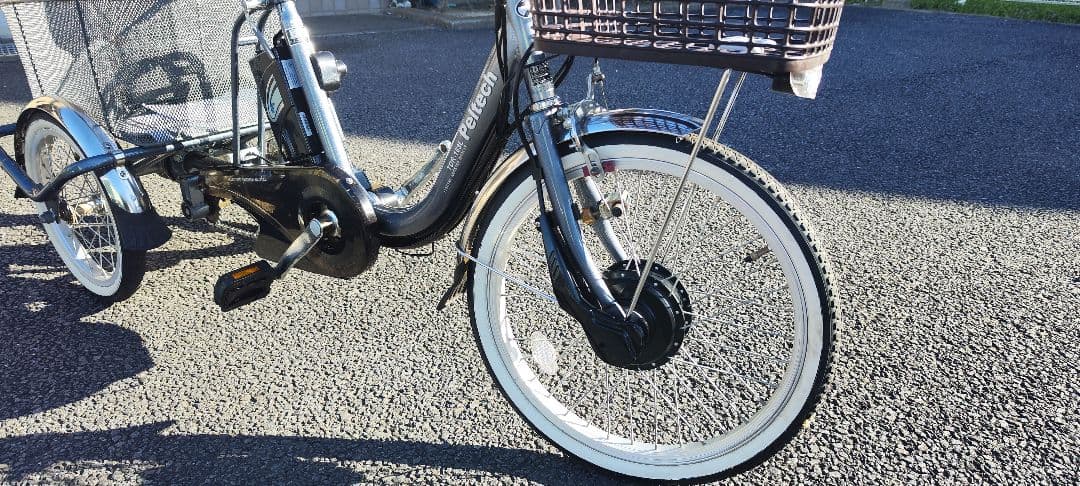 美品 PELTECH 電動アシスト三輪車 TDR-163L 20インチ