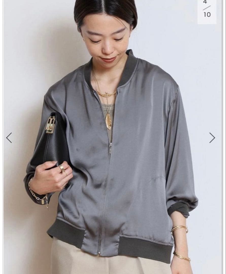 ジャケット・アウター MUSE de Deuxieme Classe vintage satin BZ