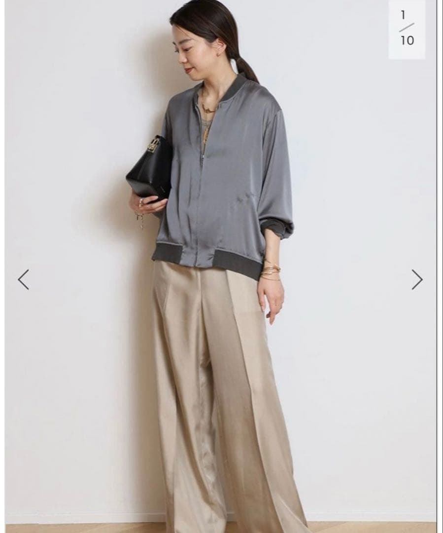 ジャケット・アウター MUSE de Deuxieme Classe vintage satin BZ