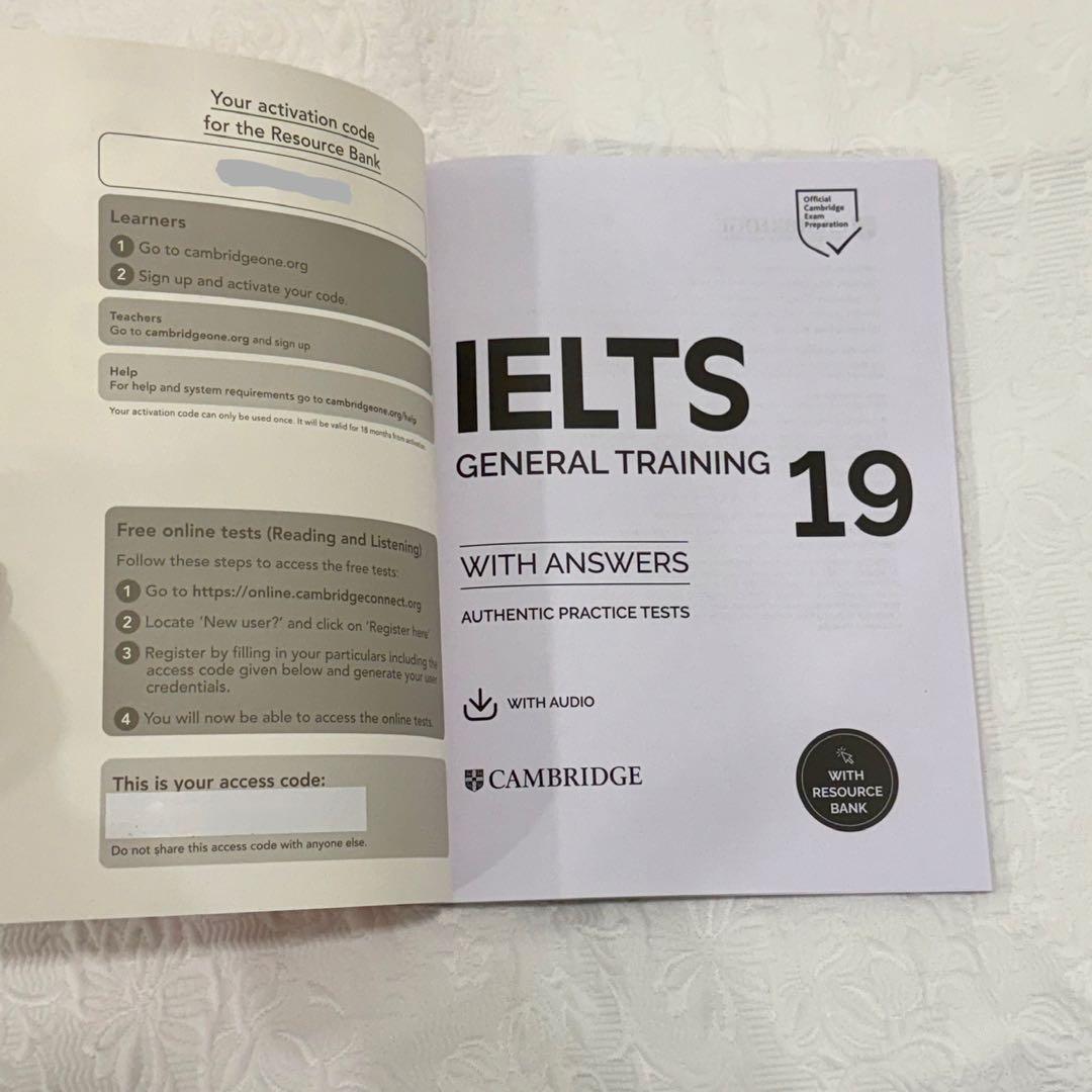 【新品未使用】IELTS General Training17&18&19&20