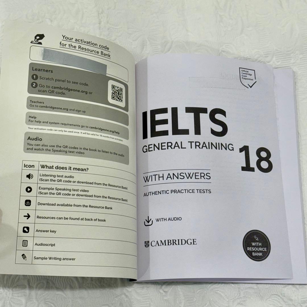 【新品未使用】IELTS General Training17&18&19&20