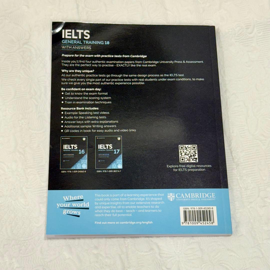 【新品未使用】IELTS General Training17&18&19&20