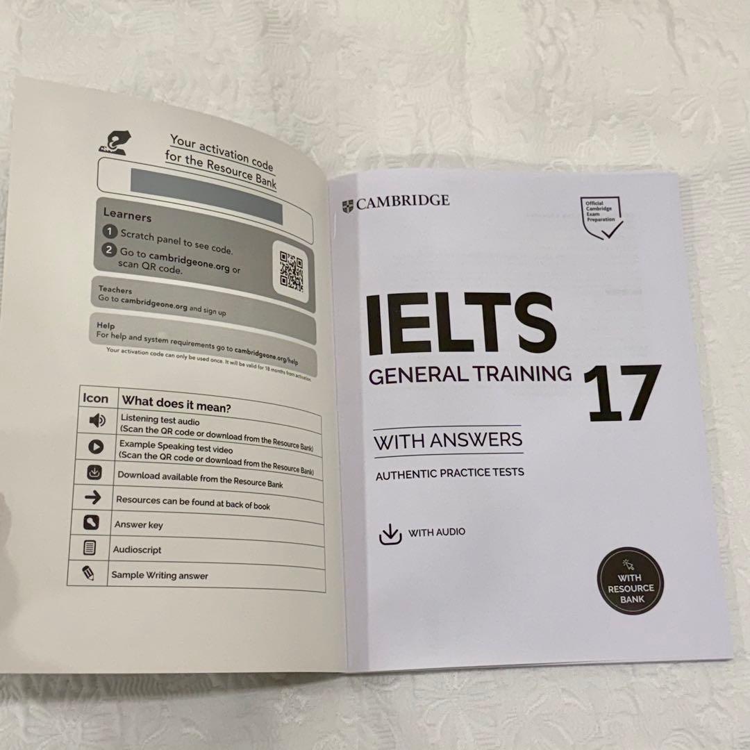 【新品未使用】IELTS General Training17&18&19&20
