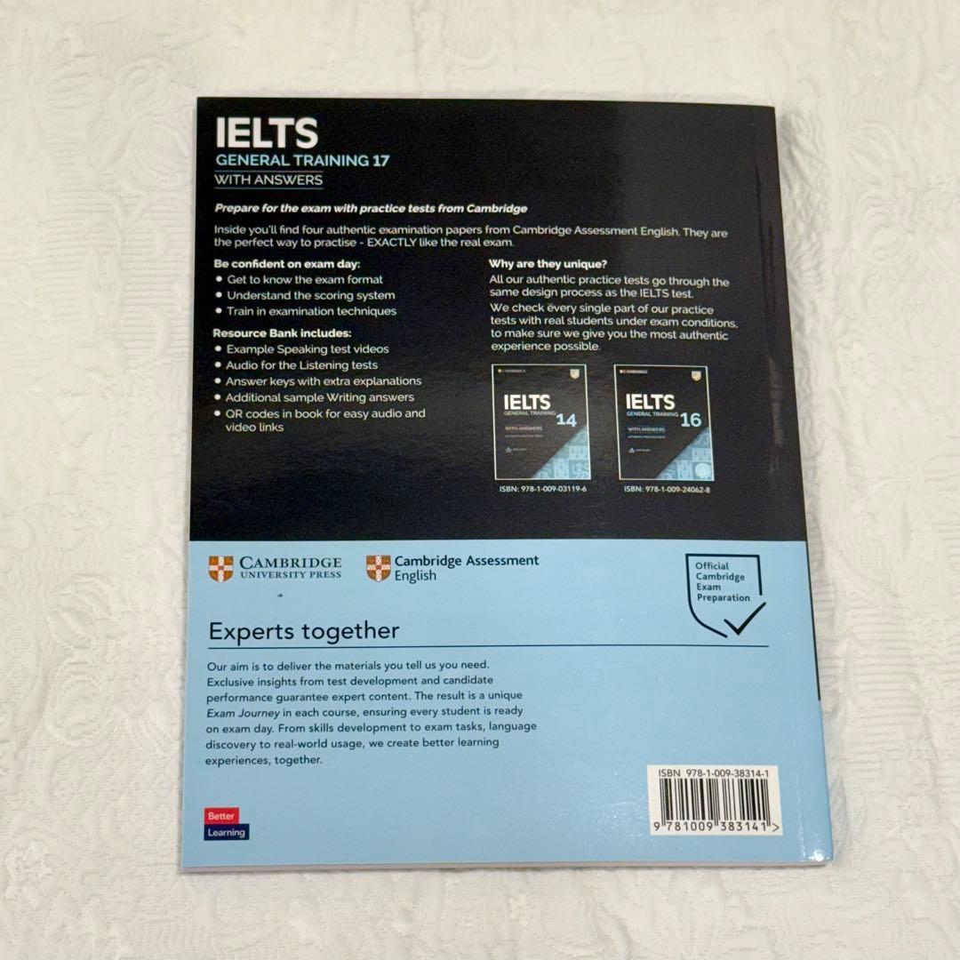 【新品未使用】IELTS General Training17&18&19&20