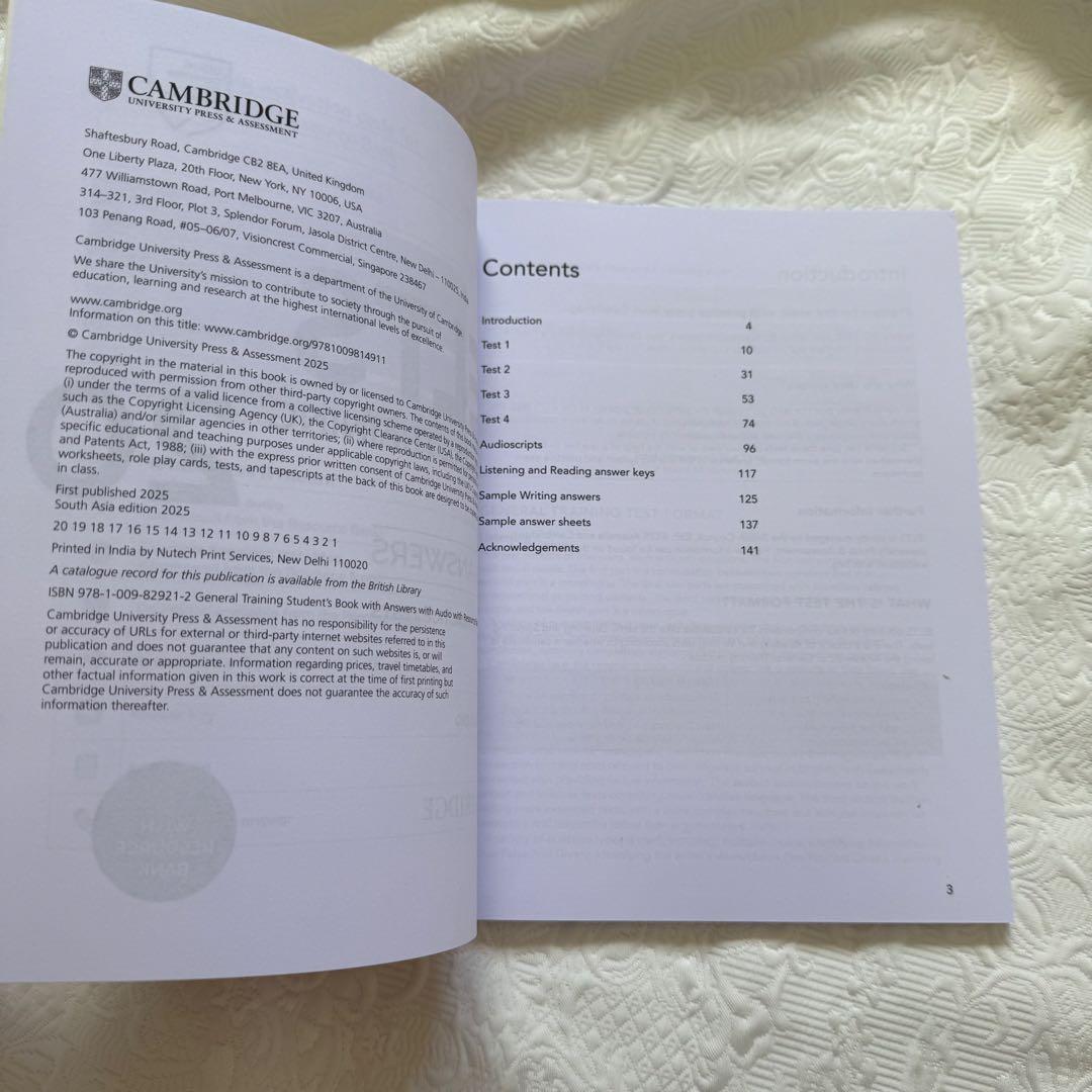 【新品未使用】IELTS General Training17&18&19&20