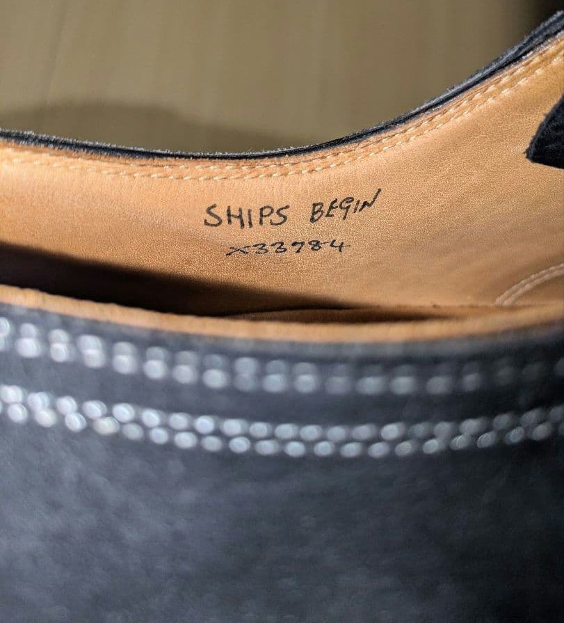 Crockett&Jones クロケットアンドジョーンズ　ブラック　スエード