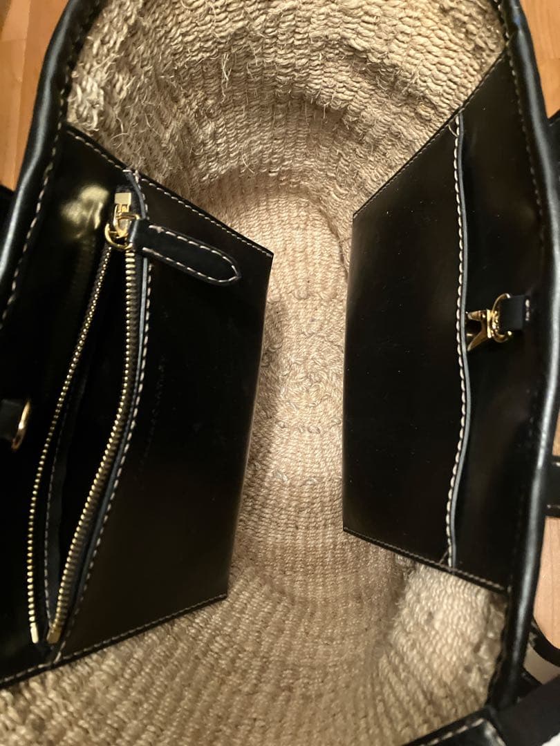 STELLA McCARTNEY かごバッグ ベージュ ブラック