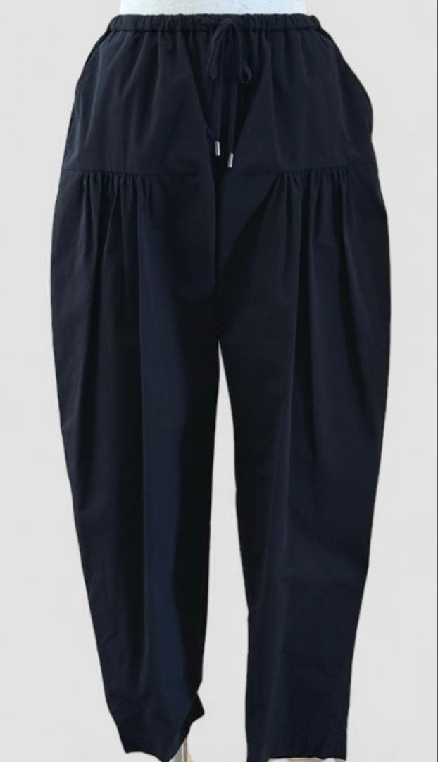 ミナペルホネン moment テーパードパンツ black 40 25-26aw