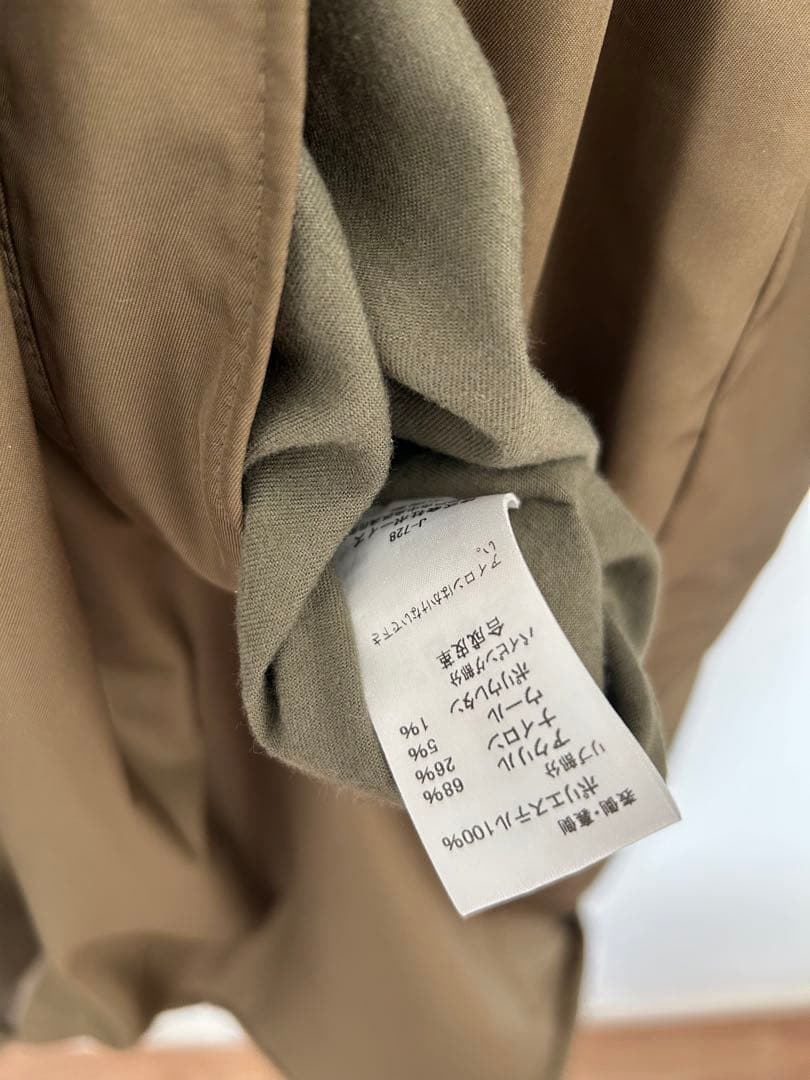 le glazik リバーシブル　ロングコート　未使用品 オリーブ ジャケット