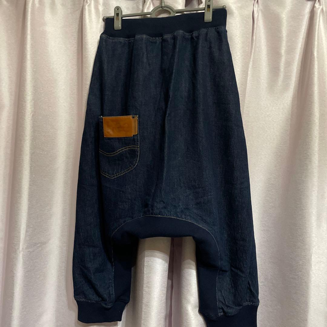 Lee メルシーボークー コラボ サルエルデニム Sサイズ　ユニセックス