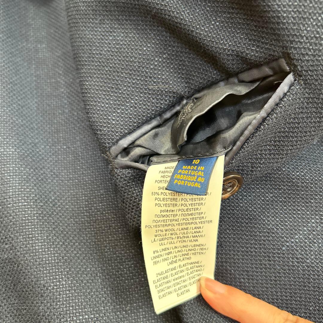 新品.未使用✨ラルフローレン　フォーマル　ブレザー　ロゴ　140 ネイビー