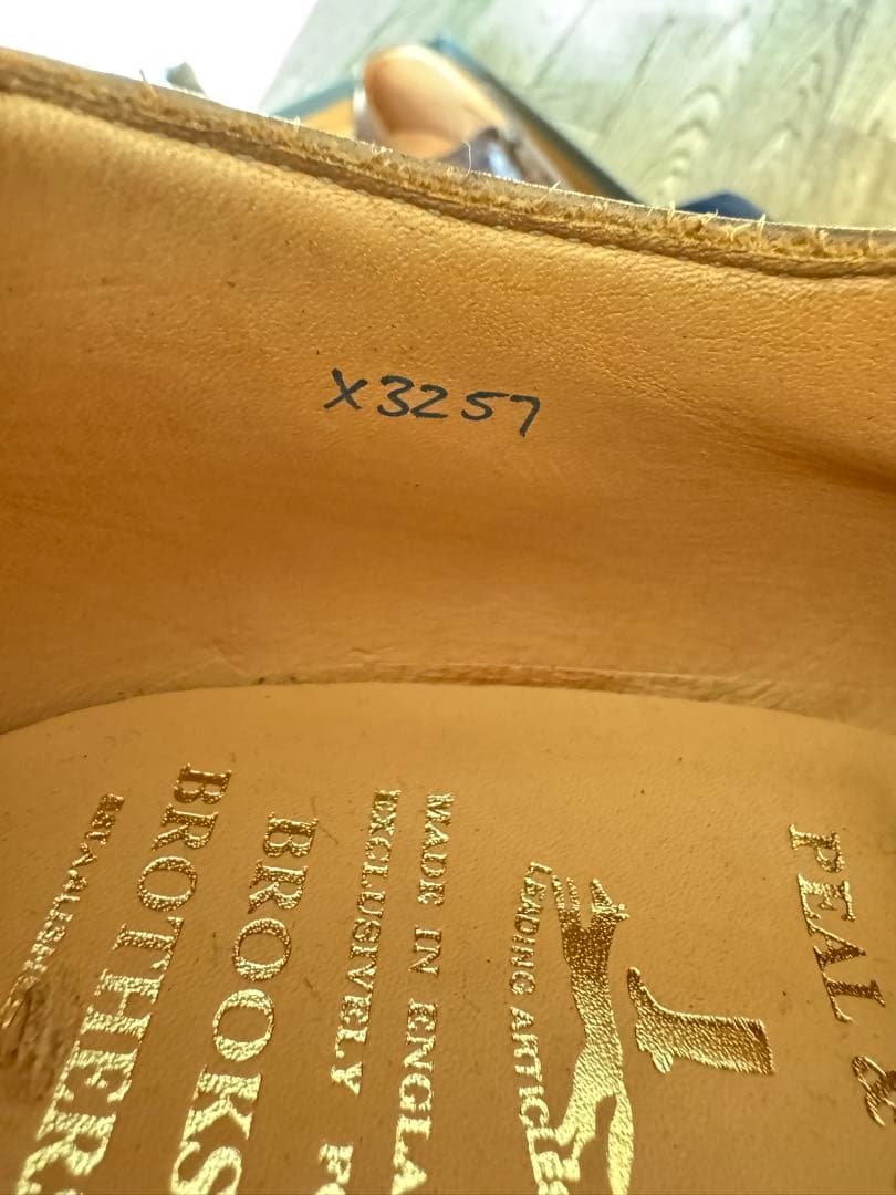 BROOKS BROTHERS　PEAL & CO. ドレスシューズ 8 E