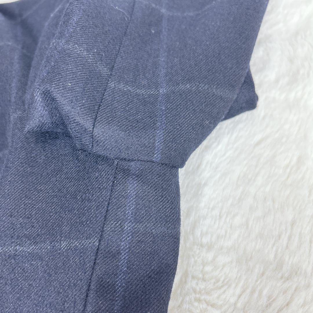 ✨美品✨ 麻布テーラー スリーピース ネイビー チェック S〜M相当