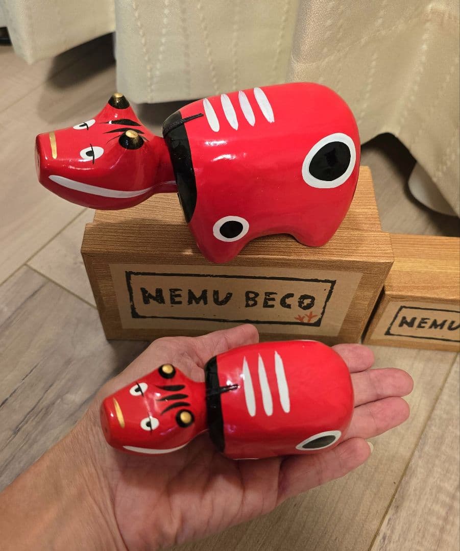 ゆゆさま専用野沢民芸　眠べこ　3号