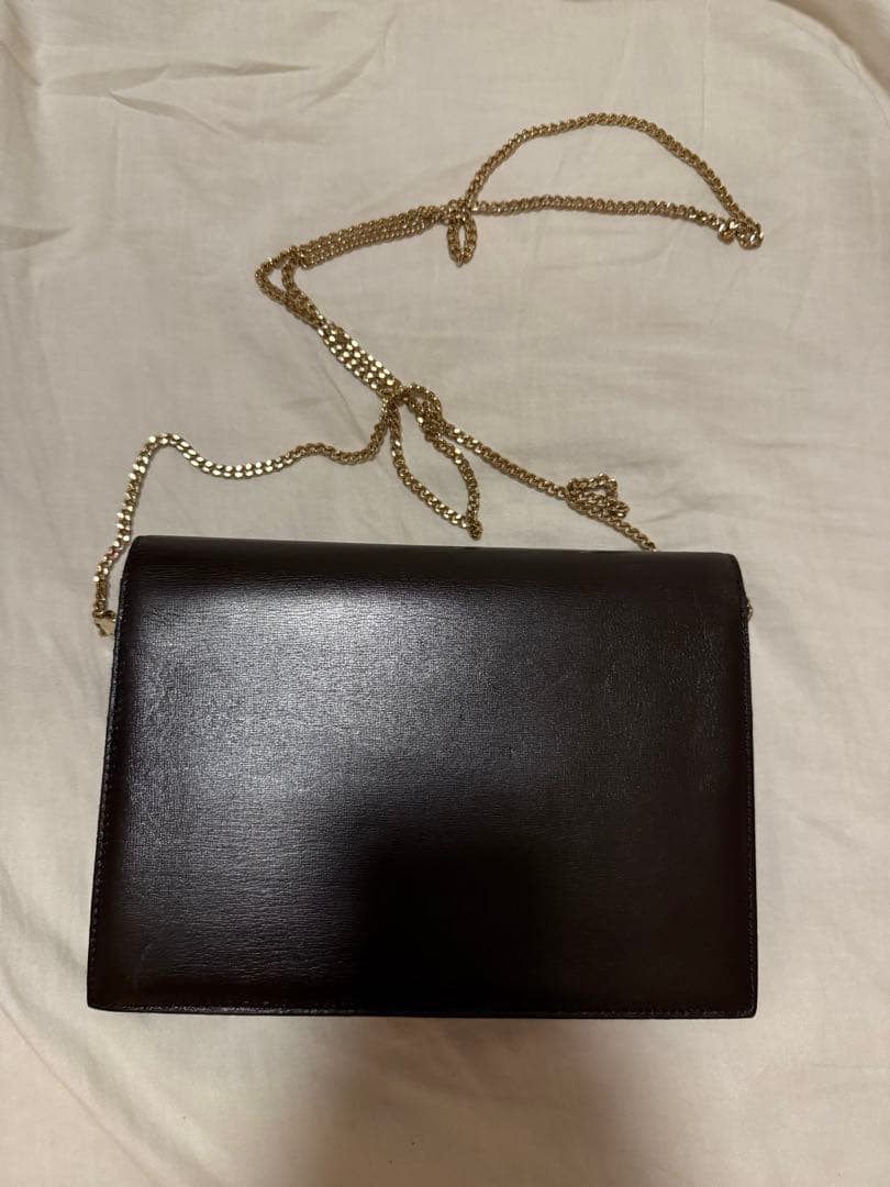 クリスチャンディオールChristianDiorゴールドチェーンショルダーバッグ