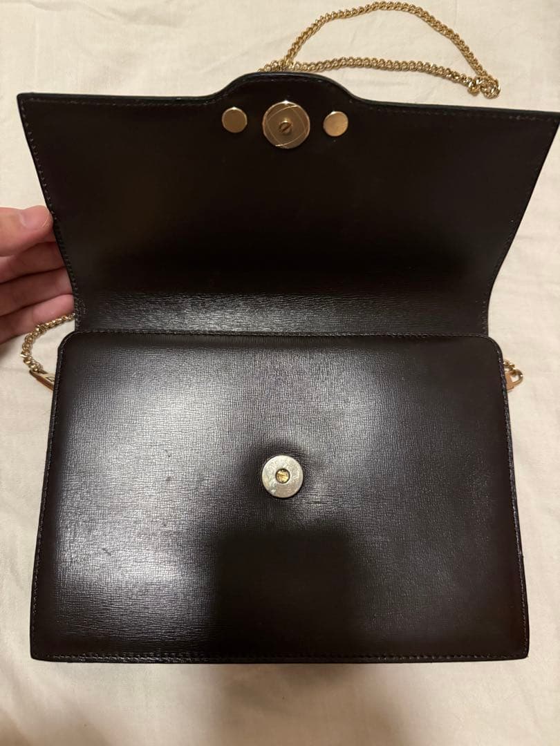 クリスチャンディオールChristianDiorゴールドチェーンショルダーバッグ