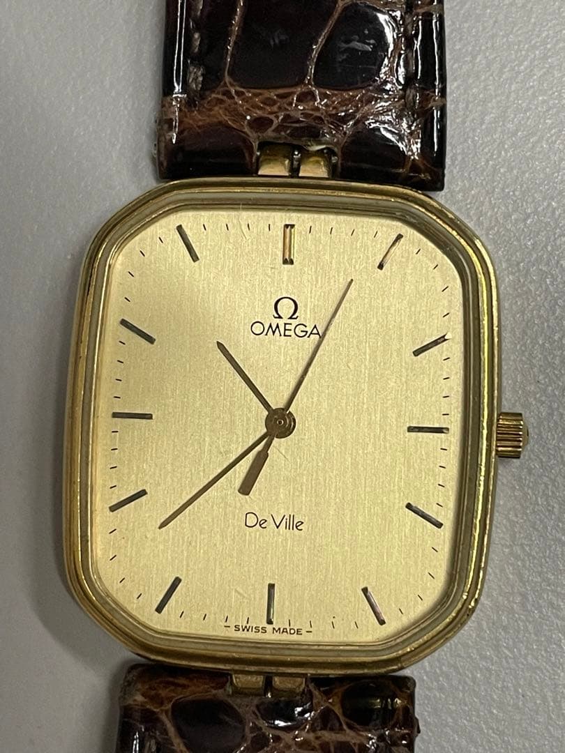 OMEGA ゴールド スクエアケース 時計