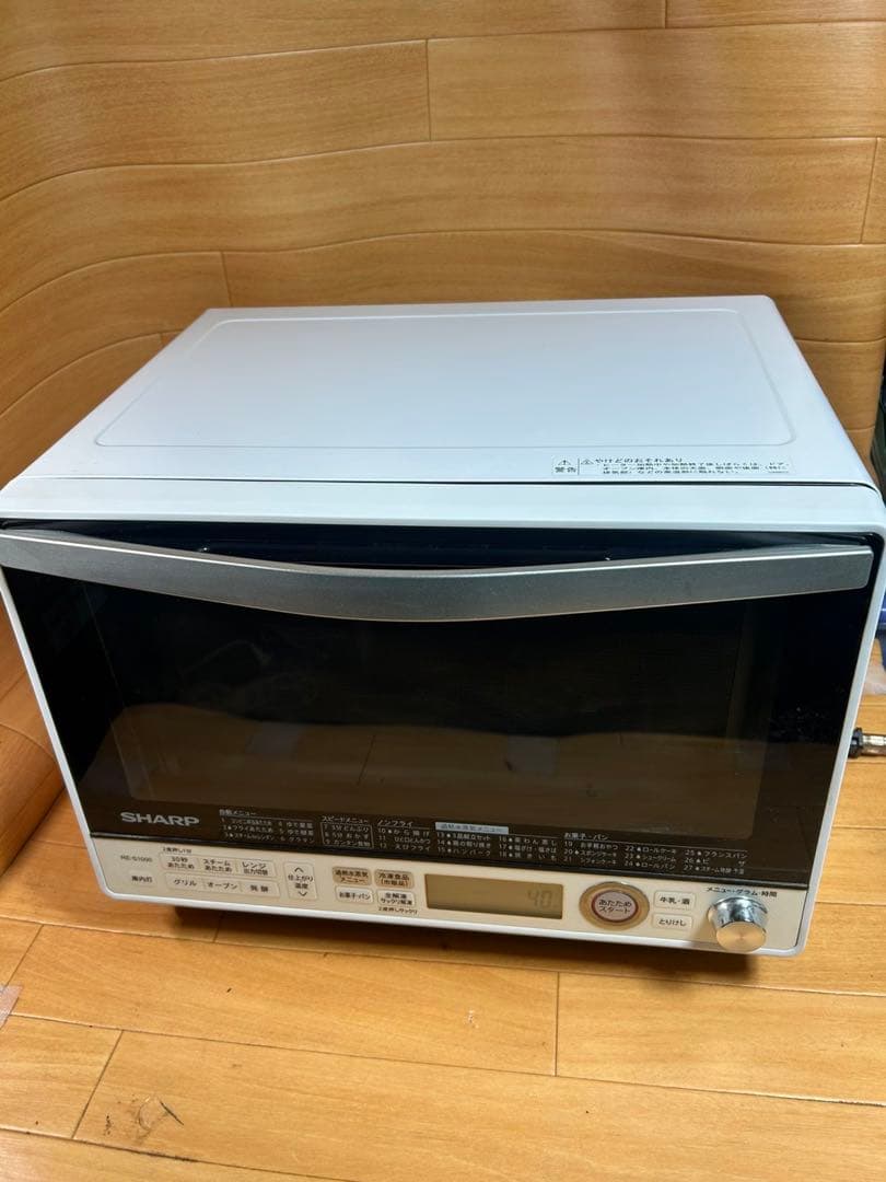 シャープ オーブンレンジ RE-S1000-W 加熱水蒸気 2021年