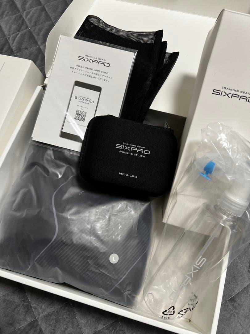 シックスパッドパワースーツライトヒップエンレッグ　L