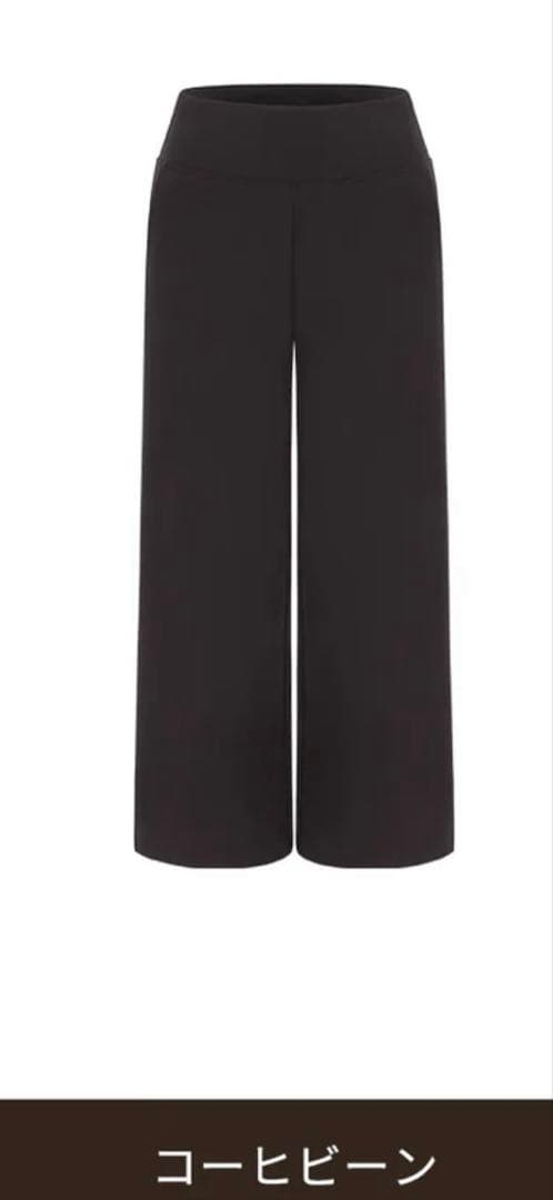 andar アンダール　airwinマキシワイドレギンス裏起毛M ショート焦茶