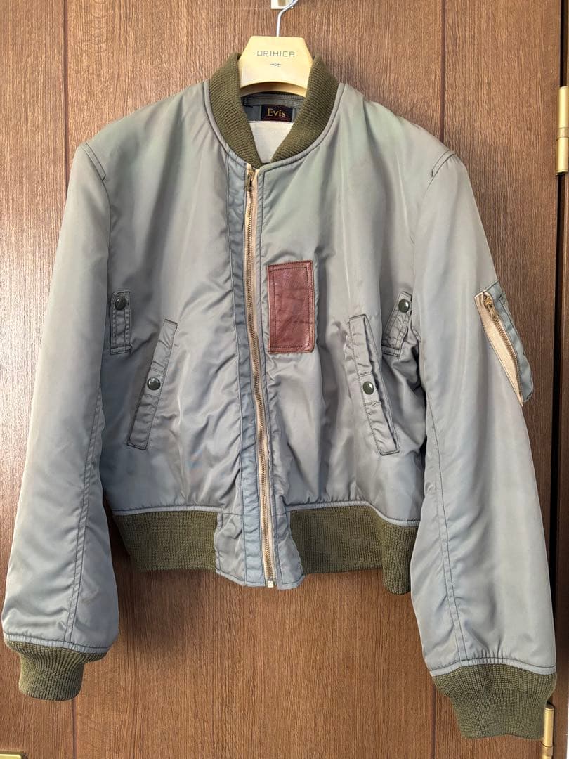 p*a様 SALE90sEvisエヴィスB-15DフライトJKオリーブグリーン4