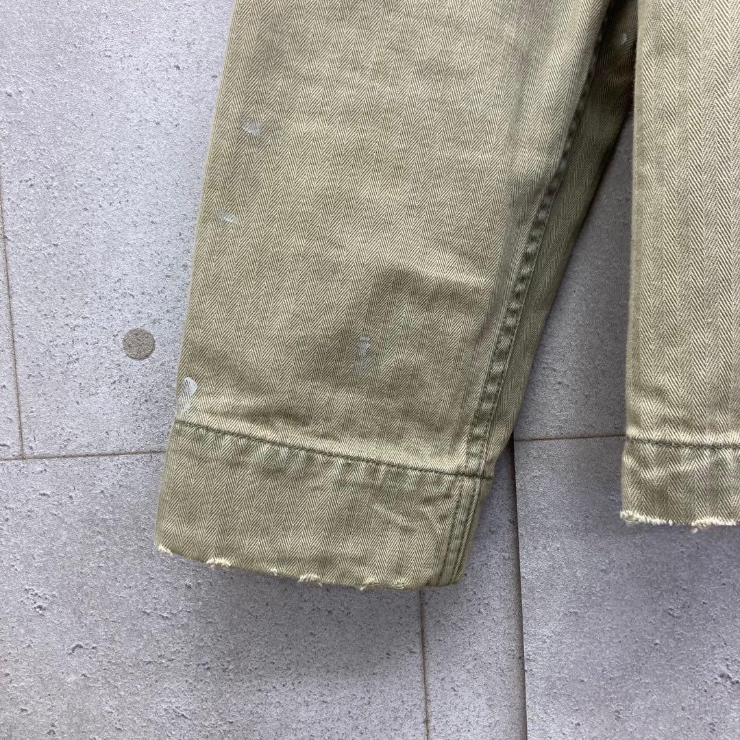 POLO RALPH LAUREN ミリタリージャケット ワッペン M カーキ