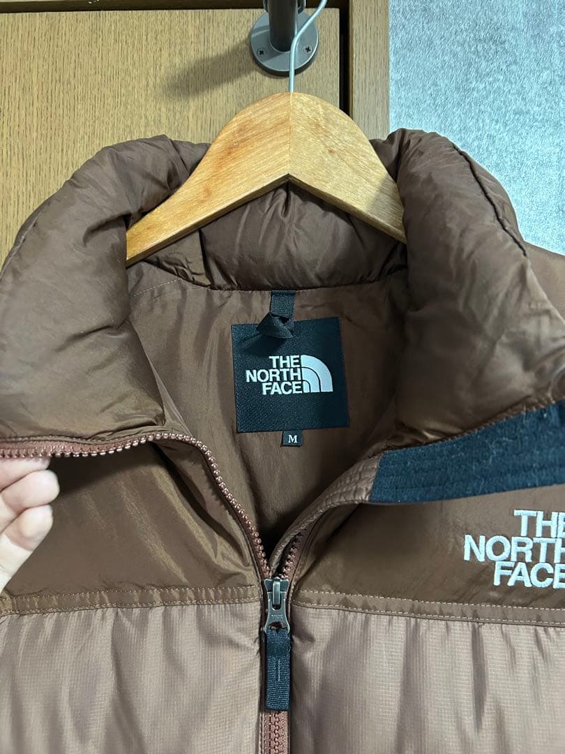 THE NORTH FACE ヌプシベスト M 茶 ND92232