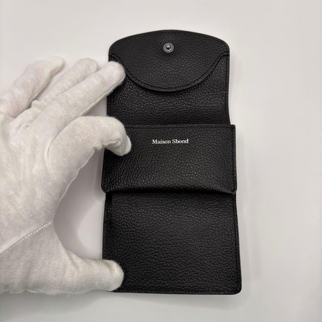 美品/付属品　maison sbond 財布　ブラック　amy black