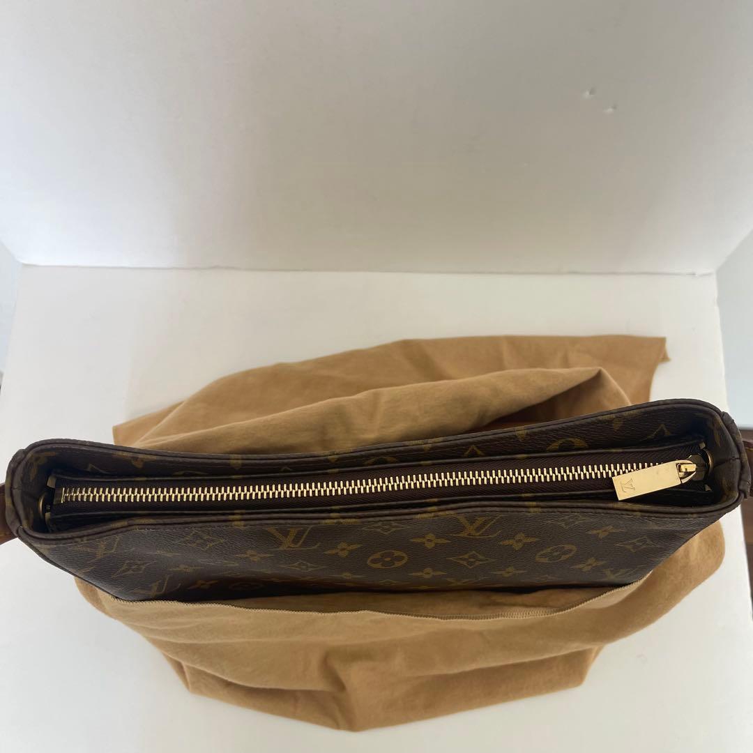 極美品 ルイヴィトン ルーピングGM ショルダーバッグ モノグラム ブラウン