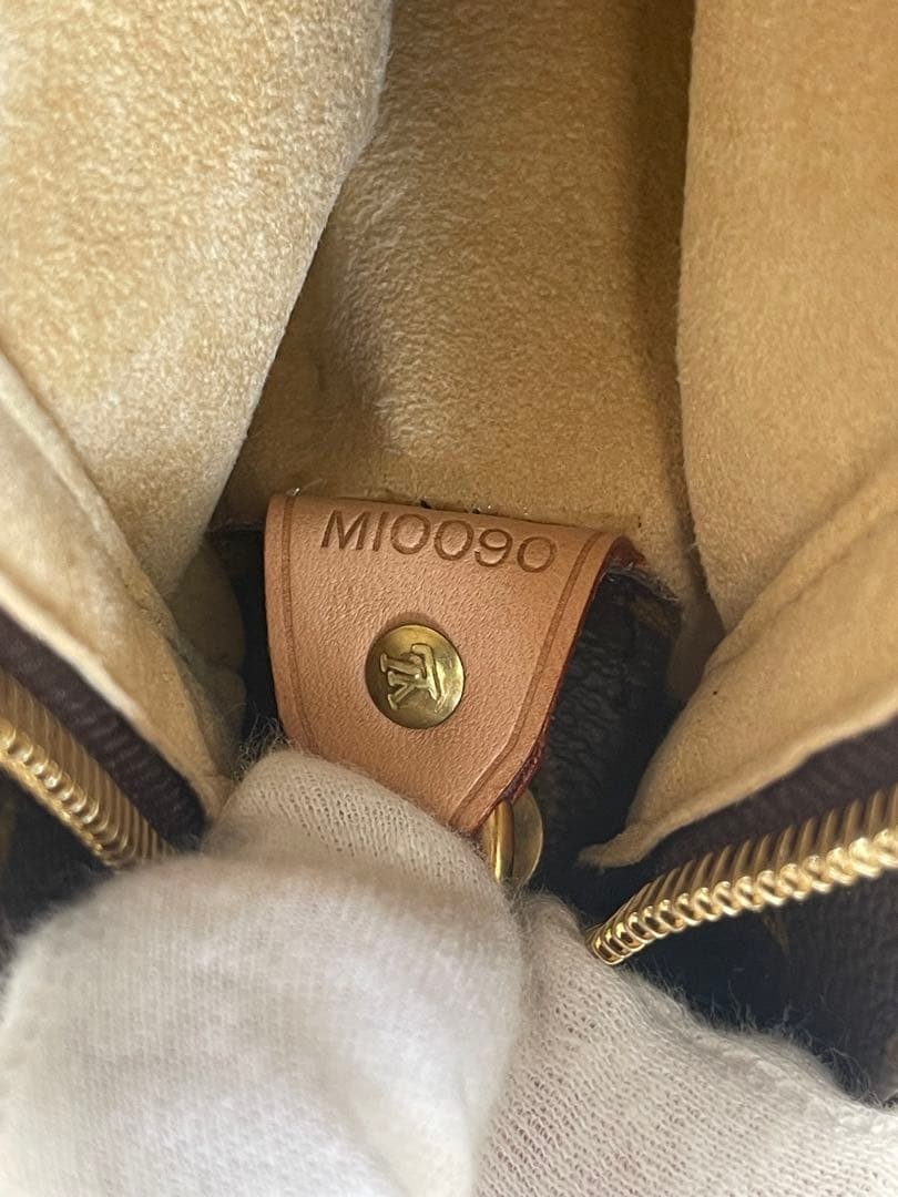 極美品 ルイヴィトン ルーピングGM ショルダーバッグ モノグラム ブラウン