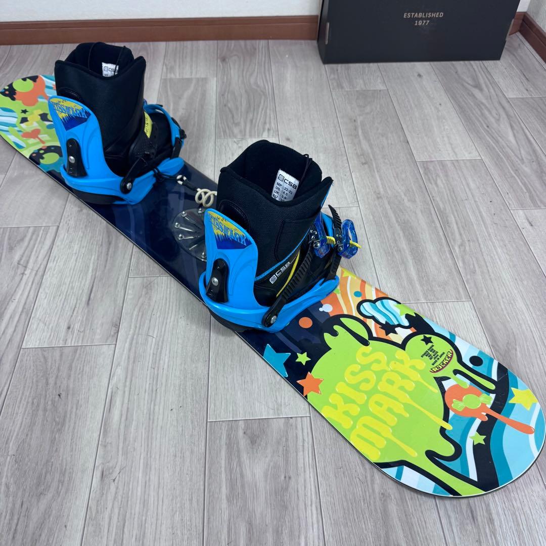 専用kissmark ジュニアスノーボードセット 120cm
