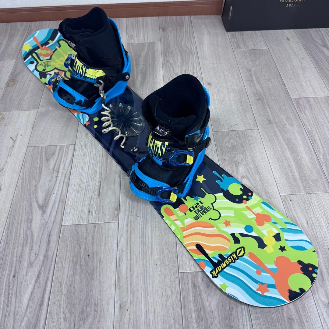 専用kissmark ジュニアスノーボードセット 120cm