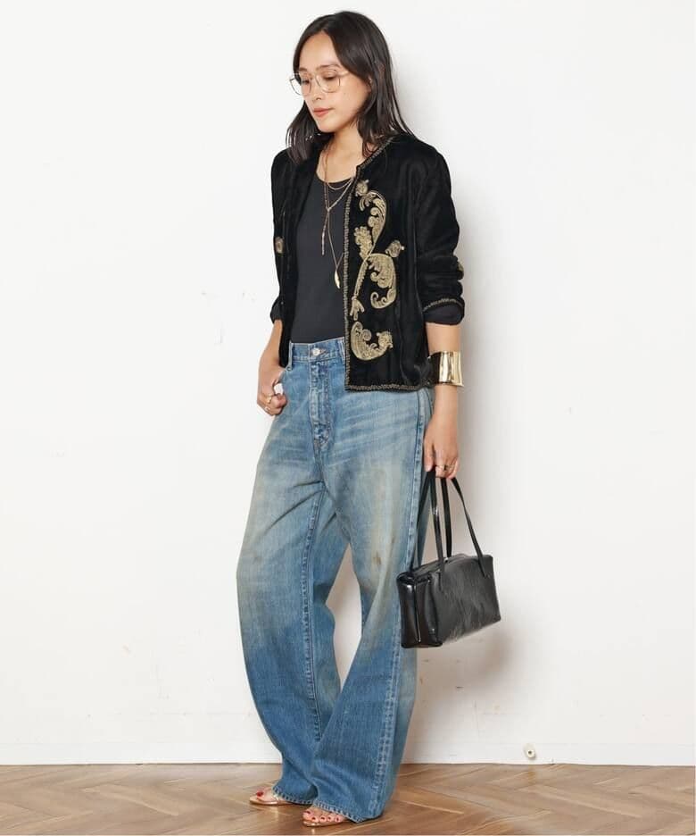 COUTURE D’ADAM/クチュールドアダム】Velvet Embroid