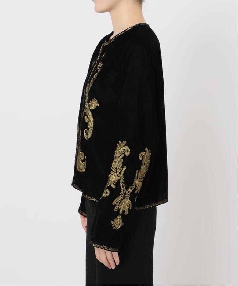 COUTURE D’ADAM/クチュールドアダム】Velvet Embroid