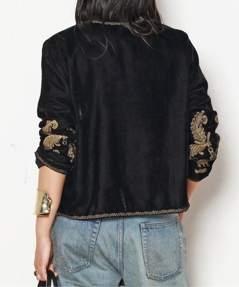 COUTURE D’ADAM/クチュールドアダム】Velvet Embroid