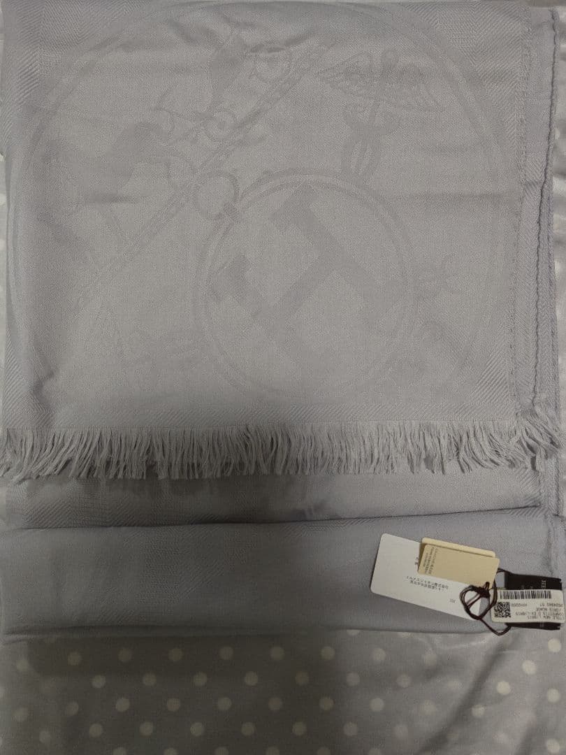 新品！HERMÈS-PARIS グレー ストール
