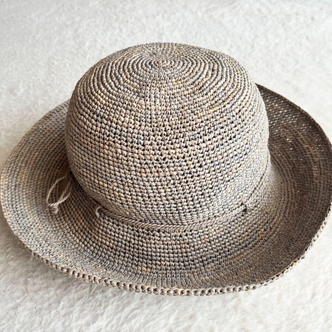 未使用級✨ヘレンカミンスキー プロバンス10 ラフィアハット 麦わら帽子